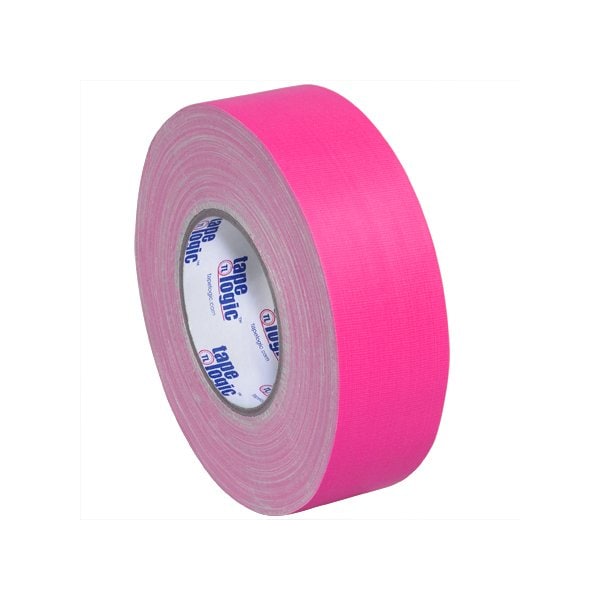 Tape Logic 2'' x 50 yds. Fluorescent Pink Tape Logic 11 Mil Gaffers Tape, 24PK BUY00021280 - main